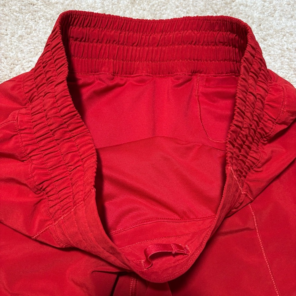 Lululemon Red Hotty Hot Short II *Long 4" First Release Size 6 - Picture 7 of 11